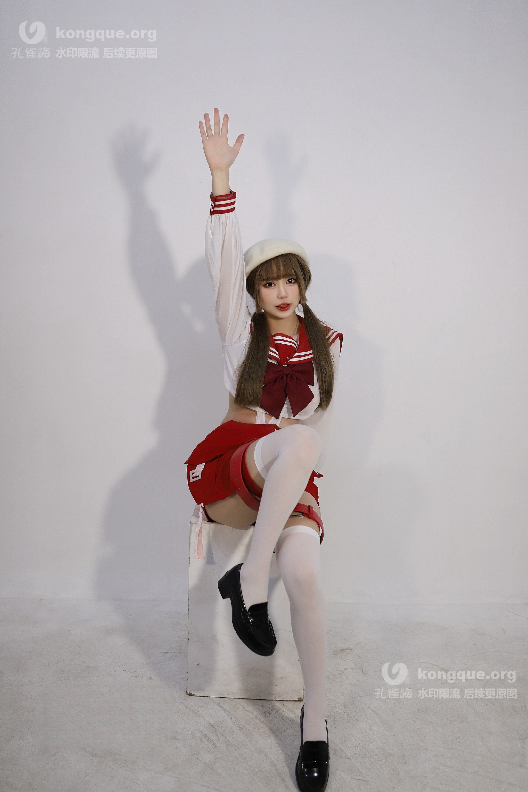图片[1]-Tina很妖孽呀 – NO.040 白丝 水手服[59P]✦自购✦-XikXak